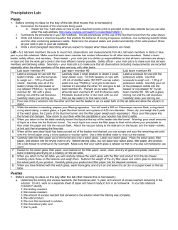 Obtain a small sample of both lead(II) nitrate and sodium iodide
