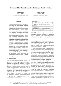 Hierarchical Low-Rank Tensors for Multilingual Transfer Parsing