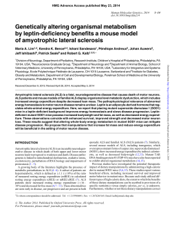 Read / - Kalb Neuronal Biology Laboratory