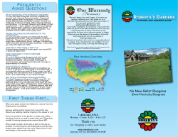 Roberta`s Growing Guide