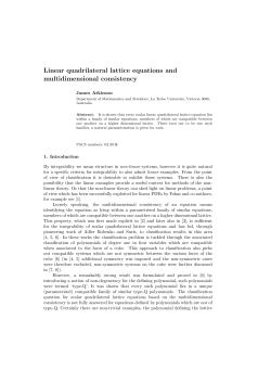 Linear quadrilateral lattice equations and multidimensional