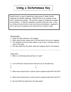 Using a Dichotomous Key