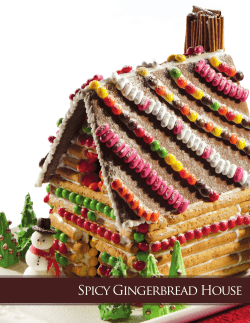 Spicy Gingerbread House - ATCO Blue Flame Kitchen