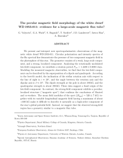 The pecular magnetic field morphology of the white dwarf WD1953