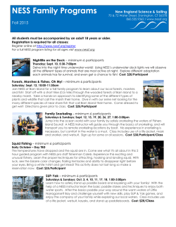 NESS Family Programs - New England Science and Sailing