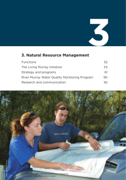 3. Natural Resource Management - Murray