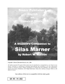 silas marner - Smarr Publishers