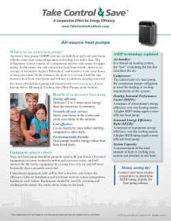 Air-source heat pumps - Macon Electric Cooperative