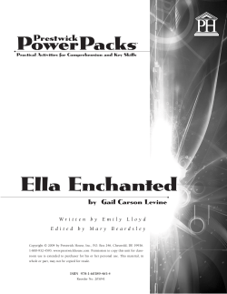 Ella Enchanted - Prestwick House