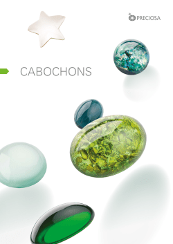 PRECIOSA Cabochons 2016 - Preciosa