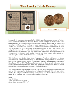 The Lucky Irish Penny - Educational Coin Company