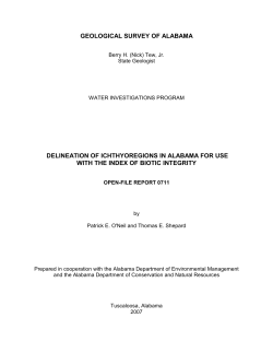 OFR 0711 - Geological Survey of Alabama