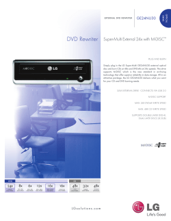 DVD Rewriter - MCM Electronics