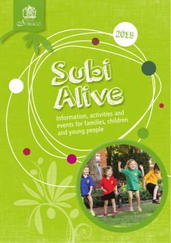 Information, activities and events for families