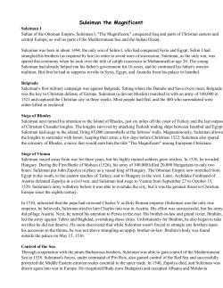 Suleiman the Magnificent