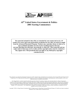 Scoring Commentary - AP Central