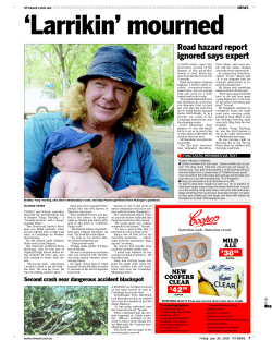 Road hazard report ignored says expert