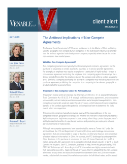 The Antitrust Implications of Non