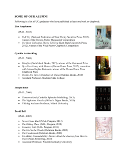 some of our alumni - University of Cincinnati