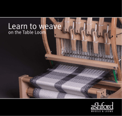 Learn to weave - ashford handicrafts