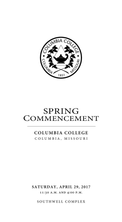 spring - Columbia College