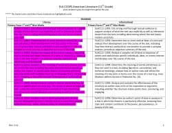 ELA CCGPS American Literature (11 Grade)