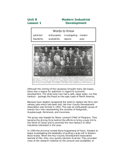 Unit 8 Lesson 1 Modern Industrial Development Words to