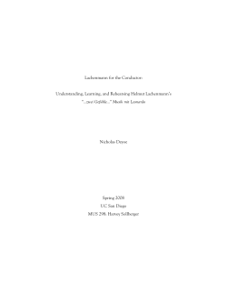 Lachenmann for the Conductor