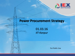 Power Procurement Strategy