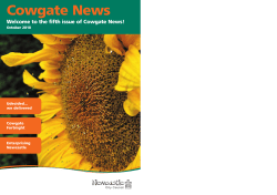 Cowgate News - Newcastle City Council