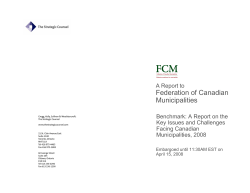A Report on the Key Issues and Challenges Facing Canadian