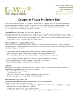printable PDF version - EyeWest Vision Clinic