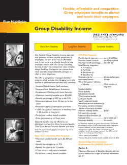 Group Disability Income