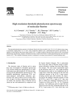 High-resolution threshold photoelectron spectroscopy of molecular