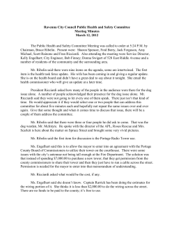 Ravenna City Council Public Safety Committee