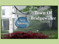 Our Town - Town of Bridgewater CT