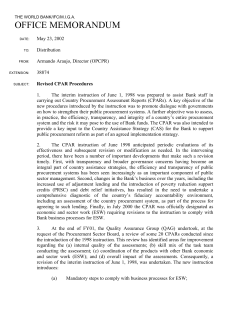 Bank Memorandum Form