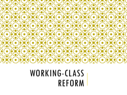 Working-Class Reform