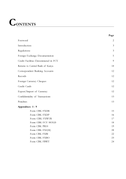 foreign exchange guidelines
