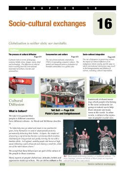 Socio-cultural exchanges - Miami Beach Senior High School