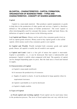 09.CAPITAL - CHARACTERISTICS