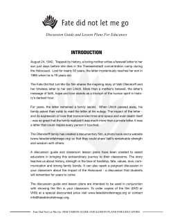 Fate did not let me go