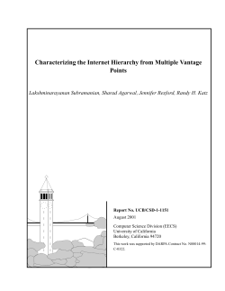 Characterizing the Internet Hierarchy from Multiple Vantage Points