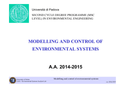 Lecture 8 - LASA - Universit&agrave; di Padova