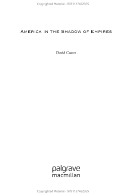 America in the Shadow of Empires