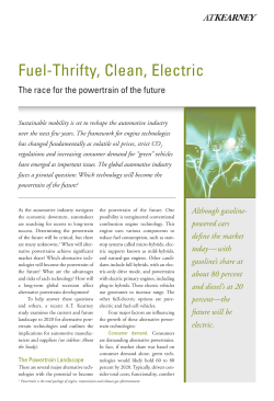 Fuel-Thrifty, Clean, Electric