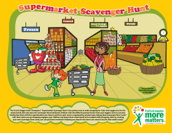 Supermarket Scavenger Hunt