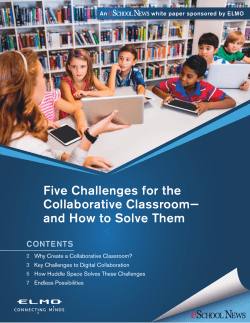 Five Challenges for the Collaborative Classroom&mdash;and