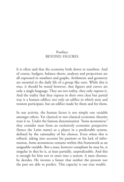 Postface beyOnD FiGURes it is often said that the