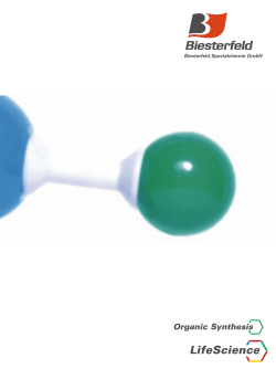Organic Synthesis - Biesterfeld Spezialchemie GmbH